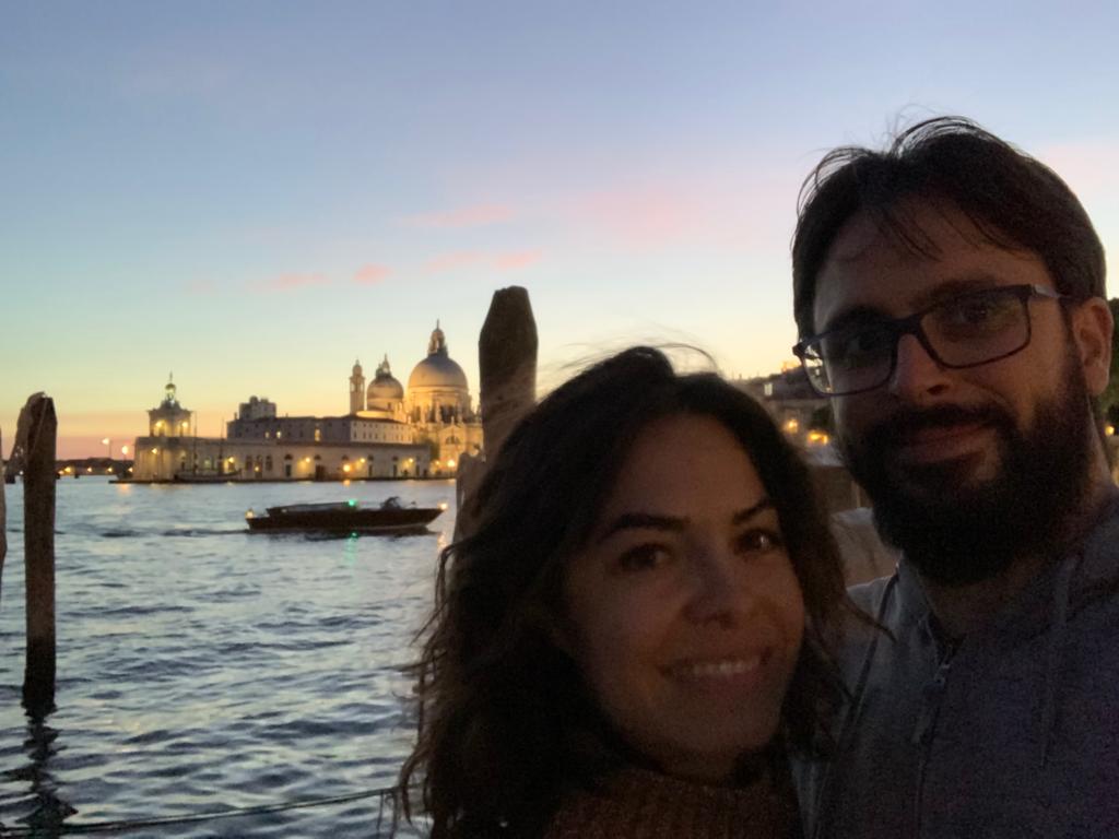 Mari y Benja en Venecia